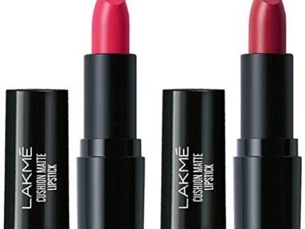 Lakmé Cushion Matte Lipstick Kit (Pink Ruby, Red Blaze 9 g)