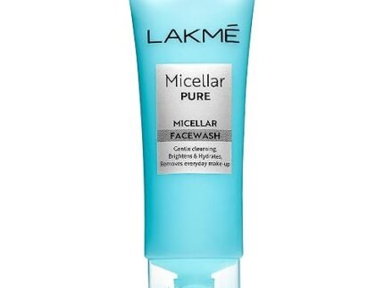 Lakme Micellar Pure Facewash for Deep Pore Cleanse | Face Cleanser for Dirt, Oil and Makeup Removal | Cleansing Face Wash 100g