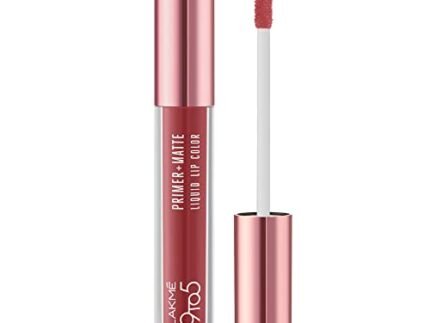 Lakme Powerplay Priming Matte Liquid Lip Spicd Capucino, 4.2 ml (Fashionista Collection)