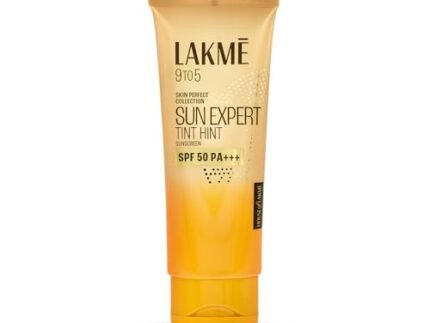 Lakme Sun Expert Tinted Sunscreen 50 SPF PA+++, Natural Tone, With Cucumber, Lightweight, Ultra Matte Finish, Blocks Upto 97% Harmful Sunrays, 100 ml