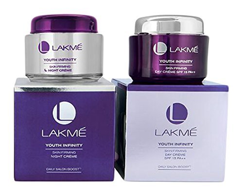 Lakmé Youth Infinity Skin Firming Day, 50g with Night Crème, 50g (Get Rs 300 Off) Lakmé Youth Infinity Skin Firming Day, 50g with Night Crème, 50g (Get Rs 300 Off)