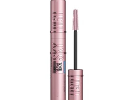 Maybelline New York Lash Sensational Sky High Mascara, Very Black, Lengthening and Volumizing Mascara With Bamboo Extract & Fibres, Ophthalmologist tested and Waterproof | 6ml