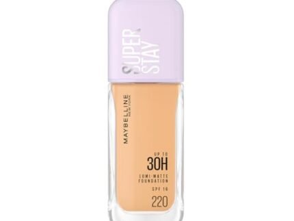 Maybelline New York Super Stay Lumi-Matte Liquid Foundation - 220, Up To 30H Long Wear, Water & Transfer Proof. SuperStay Lumi-Matte Liquid Foundation comes with Non-comedogenic & Vegan Formula | 35ml