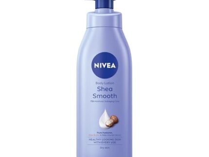NIVEA Shea Smooth 400ml Body Lotion | 72 H Moisturization | With Deep Moisture Serum & Shea Butter | Non Greasy & Healthy Looking Skin