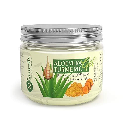 Naturalis Essence of Nature Aloe Vera Gel for Acne, Scars, Glowing & Radiant Skin Treatment (Turmeric), 300ml Naturalis Essence of Nature Aloe Vera Gel for Acne, Scars, Glowing & Radiant Skin Treatment (Turmeric), 300ml
