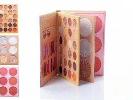 New Professional Beauty Multipurpose 4in1 Cosmetics Eyeshadow Makeup Book Palette