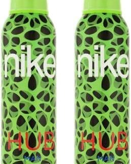 Nike Unisex Hub Fresh Scent Deodorant Spray For Man 200 Ml (Pack Of 2)