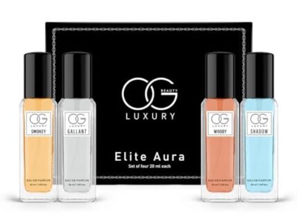 OG BEAUTY LUXURY Elite Aura Gift Set Pack of 4, 20 ml | Eau De Parfum | Long Lasting Perfume for Man