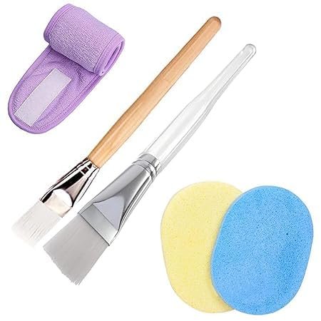 Osceola Facial Applicator Cleaning Sponge Headband Combo Face Mask Brush Beauty Tool Professional Salon Spa Head Wrap for Women’s (Multicolor) (2 Brush, Belt and 2 Sponge) Osceola Facial Applicator Cleaning Sponge Headband Combo Face Mask Brush Beauty Tool Professional Salon Spa Head Wrap for Women’s (Multicolor) (2 Brush, Belt and 2 Sponge)