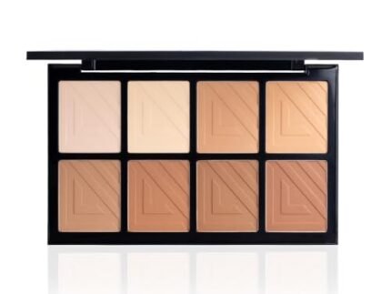 PAC Spotlight Contour Palette Powder for Face Makeup – x8 | Natural Sheer Finish | 8 Contouring & Highlighting Shades | Highly Pigmented, Full Coverage & Long Lasting for All Skin Type – 6g