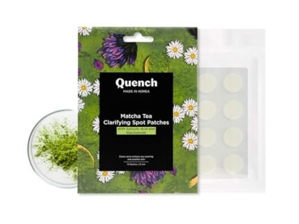 QUENCH BOTANICS Matcha Tea Clarifying Acne Patches, 1 Count