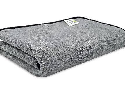 SOFTSPUN Microfiber Bath Towel 1Pc Light Grey! Ultra Absorbent Super Soft & Lightweight Quick Drying for Men & Women Daily Use for Unisex.