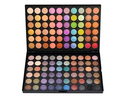 Sedell Professional Makeup Eyeshadow Palette Natural Nude Matte Shimmer Glitter Pigment Eye Shadow Pallete Waterproof Smokey Beauty Kit Set Of 120 Colors, Multicolor, 91 g