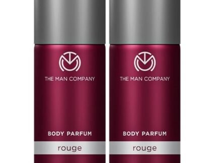 The Man Company Rouge Perfume For Men, Long Lasting Fragrance, No Gas Deodorant Combo Set For Men, Luxury Premium Body Spray – 120Ml * 2 – Sandalwood