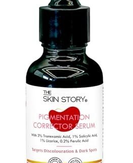 The Skin Story Anti-Pigmentation Face Serum Clear and Bright Skin 1% Salicylic Acid 1% Licorice for Acne Marks Hyperpigmentation Skin Fades Blemishes & Reduces Dark Spots Lightweight 25ml