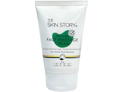 The Skin Story Moringa Moisturizes Face Massage Cream 50g for Nourishing & Rejuvenating, Anti-Aging, Detoxifies Skin, Improves Texture, Paraben-Free