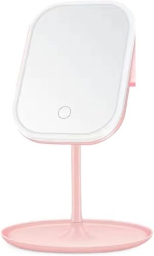 URBAN BOX Makeup Mirror LED Makeup Mirror with Light Face Mirror with Storage Desktop Rotating Light Vanity Mirror Adjustable Dimmer USB Cosmetic (Mirror) URBAN BOX Makeup Mirror LED Makeup Mirror with Light Face Mirror with Storage Desktop Rotating Light Vanity Mirror Adjustable Dimmer USB Cosmetic (Mirror)