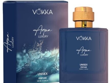 VOKKA Aqua 100 ml | Unisex Luxury Long Lasting Perfume For Men And Women | Aquatic Scent Eau De Parfum | EDP Fragrance for Gift | Notes: Aqua Woody Musky