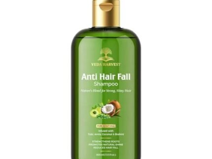 Veda Harvest Shampoo 400ml for Reduce Dandruff & Helpful for Hair Growth,Ayurvedic Shampoo to Restore Hair Shine & Strength