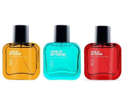 Wild Stone Night Rider, Red and Edge Long Lasting Perfume for Men, Combo Pack of 3 (30ml each)