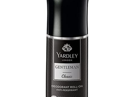 Yardley London Gentleman Classic Deodorant Roll-On| 48-Hours Long Lasting Scent| Men’s Body Deodorant| Roll-On for For Men| Masculine Fragrance| 50ml