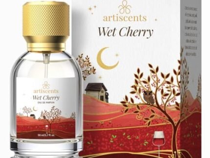 Wet Cherry Perfume | Eau De Parfum (EDP) 50 ML | Luxury Unisex Perfume | Long Lasting Fragrance | Sweet Cherry, Sandalwood, Vanilla & Turkish Rose Notes | Crafted for Men & Women
