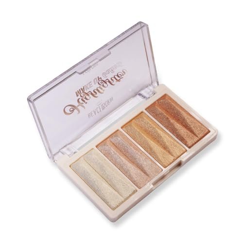 INDIA Multicolor Highlighter Palette Highly Pigmented and Blendable | Matte Finish | Perfect Makeup with Radiant, Buildable Shades (BBI-02-05 SHADE NO.2, 10.8G) INDIA Multicolor Highlighter Palette Highly Pigmented and Blendable | Matte Finish | Perfect Makeup with Radiant, Buildable Shades (BBI-02-05 SHADE NO.2, 10.8G)