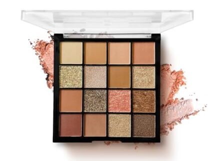 Hilary Rhoda Eyeshadow Palette | 16 Multicolor Matte & Shimmer Shades | Eye Makeup Highly Pigmented, Long-Lasting, Waterproof & Blendable Eye Makeup | Professional & Beginner Friendly (Shade 3) – 20.8g