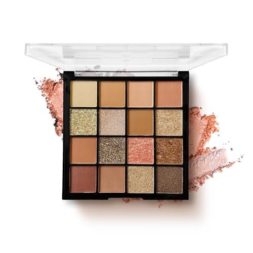 Hilary Rhoda Eyeshadow Palette | 16 Multicolor Matte & Shimmer Shades | Eye Makeup Highly Pigmented, Long-Lasting, Waterproof & Blendable Eye Makeup | Professional & Beginner Friendly (Shade 3) – 20.8g Hilary Rhoda Eyeshadow Palette | 16 Multicolor Matte & Shimmer Shades | Eye Makeup Highly Pigmented, Long-Lasting, Waterproof & Blendable Eye Makeup | Professional & Beginner Friendly (Shade 3) – 20.8g