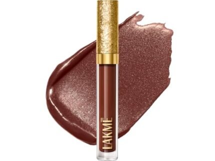 Lakme Be-Jewel Shimmer Lip Liquid with Ceramides, Luminous Matte Finish, Waterproof - 303 Cocoa Glow 3.5ml