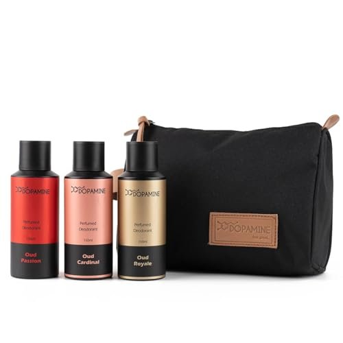 Dopamine Oud Deodorant for Men Combo Long lasting Smell | Body Spray For Man – Premium Oud Deo Set for Women – (Free Travel Pouch) Dopamine Oud Deodorant for Men Combo Long lasting Smell | Body Spray For Man – Premium Oud Deo Set for Women – (Free Travel Pouch)