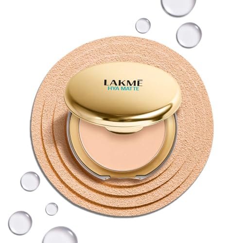 Lakme 9to5 Hya Matte Pressed Powder Nude 9gm Lakme 9to5 Hya Matte Pressed Powder Nude 9gm