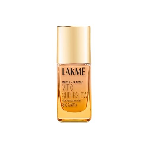 Lakme Makeup+Skincare VitC Superglow Skin Perfecting Tint Warm Crème W120 25ml Lakme Makeup+Skincare VitC Superglow Skin Perfecting Tint Warm Crème W120 25ml
