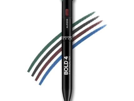 RENEE Bold 4-4-in-1 Kajal - Four Shades Black, Brown, Teal & Blue | Matte Finish | Rich Color Payoff | One-stroke Application | Travel Friendly | Easy to Use
