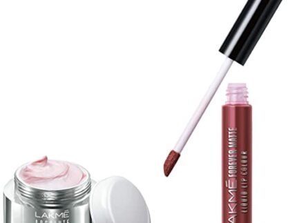 LAKMÉ Absolute Perfect Radiance Brightening Day Crème (Cream) With Niacinamide & Micro Crystals 50G & Lakme Forever Matte Liquid Lip Colour, Nude Dream, 5.6 Ml