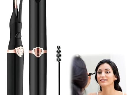 Electric Heated Eyelash Curler with 3 Temperature Modes, USB Rechargeable Beauty Tools, Eye Lash Curlers for Women, eyelashes Lifting Kit, Eyebrow and Mascara Accessories
