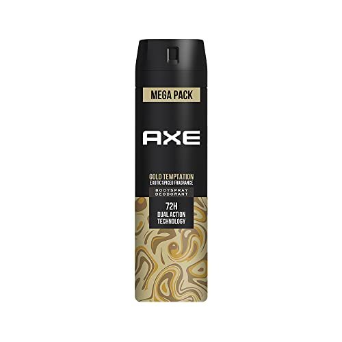 Axe Gold Temptation Long Lasting Deodorant Bodyspray for Men 215 ml Axe Gold Temptation Long Lasting Deodorant Bodyspray for Men 215 ml