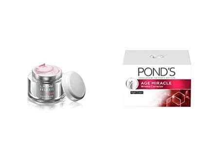 Lakmé Perfect Radiance Fairness Day Creme 50 g & Pond’s Age Miracle Wrinkle Corrector Night Cream, 50g