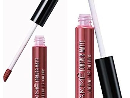 LAKMÉ Forever Matte Liquid Lip Colour, Nude Dream, 5.6ml & LAKMÉ Forever Matte Liquid Lip Colour, Pink Ballet, 5.6ml