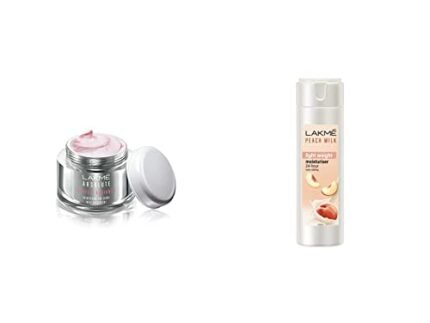 Lakmé Perfect Radiance Fairness Day Creme 50 g & Lakmé Peach Milk Moisturizer Body Lotion 200 ml