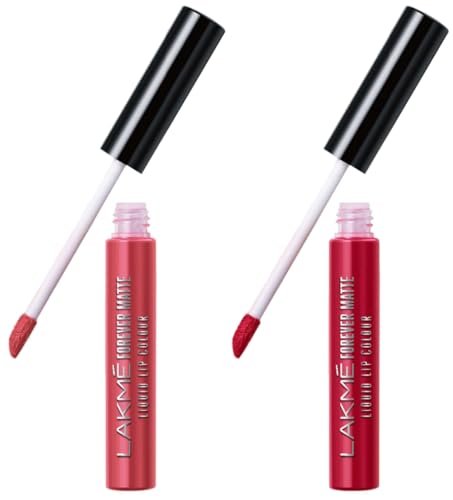 LAKMÉ Forever Matte Liquid Lip Colour & Lakme Forever Matte Liquid Lip Colour LAKMÉ Forever Matte Liquid Lip Colour & Lakme Forever Matte Liquid Lip Colour