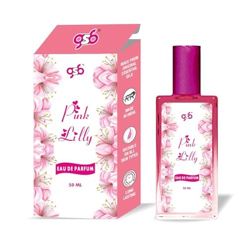 GSB Pink Lily Eau De Parfum | EDP Spray For Men & Women | Luxury Perfume | Long Lasting | Suitable On All Occasions | 50 ML GSB Pink Lily Eau De Parfum | EDP Spray For Men & Women | Luxury Perfume | Long Lasting | Suitable On All Occasions | 50 ML