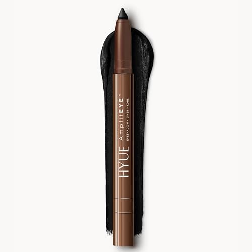 HYUE AmplifEYE™ 3-in-1 Eye Crayon | Eyeshaodw | Liner | Kohl (Blackout) | Creamy Multi-Use Eye Stick with in-built Sharpener and Smudger | High-Pigment Formula with Vitamin E & Jojoba Oil | Talc & Paraben Free HYUE AmplifEYE™ 3-in-1 Eye Crayon | Eyeshaodw | Liner | Kohl (Blackout) | Creamy Multi-Use Eye Stick with in-built Sharpener and Smudger | High-Pigment Formula with Vitamin E & Jojoba Oil | Talc & Paraben Free