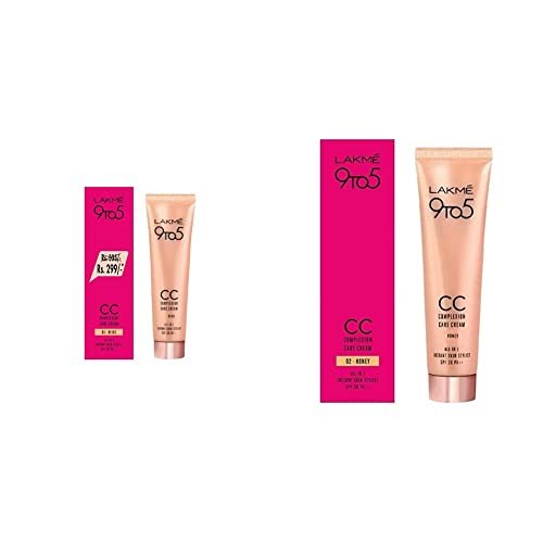 Lakmé 9 to 5 Complexion Care Face Cream, Beige, 30g & Lakmé 9 to 5 Complexion Care CC Cream, Honey, 30g Lakmé 9 to 5 Complexion Care Face Cream, Beige, 30g & Lakmé 9 to 5 Complexion Care CC Cream, Honey, 30g