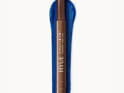 HYUE AmplifEYE™ 3-in-1 Eye Crayon | Eyeshaodw | Liner | Kohl (Drenched Denim) | Creamy Multi-Use Eye Stick with in-built Sharpener and Smudger | High-Pigment Formula with Vitamin E & Jojoba Oil | Talc & Paraben Free