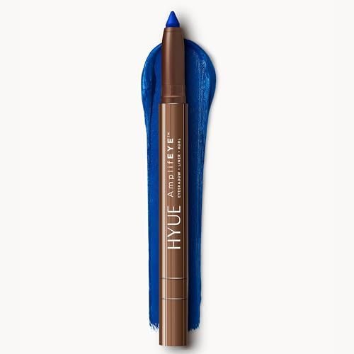 HYUE AmplifEYE™ 3-in-1 Eye Crayon | Eyeshaodw | Liner | Kohl (Drenched Denim) | Creamy Multi-Use Eye Stick with in-built Sharpener and Smudger | High-Pigment Formula with Vitamin E & Jojoba Oil | Talc & Paraben Free HYUE AmplifEYE™ 3-in-1 Eye Crayon | Eyeshaodw | Liner | Kohl (Drenched Denim) | Creamy Multi-Use Eye Stick with in-built Sharpener and Smudger | High-Pigment Formula with Vitamin E & Jojoba Oil | Talc & Paraben Free