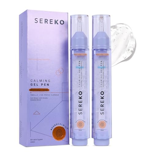 SEREKO Calming Under Eye Cream Gel Pen with Cica & Wild Indigo | Instant Cooling Relief | Stress-Reducing Formula | Reduces Dark Circles, Wrinkles & Fine Lines Suitable for Men & Women – 20ml (Pack of 2) SEREKO Calming Under Eye Cream Gel Pen with Cica & Wild Indigo | Instant Cooling Relief | Stress-Reducing Formula | Reduces Dark Circles, Wrinkles & Fine Lines Suitable for Men & Women – 20ml (Pack of 2)