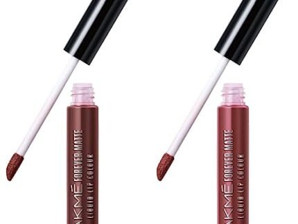 LAKMÉ Forever Matte Liquid Lip Colour, Brown Espresso, 5.6 Ml & Lakme Forever Matte Liquid Lip Colour, Nude Dream, 5.6 Ml