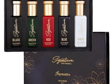 Signature Luxury Unisex Impression Perfume Gift Set | 5 x 20 ml Eau De Parfum | Long Lasting Fragrance | Monday to Friday Office Wear Combo | Ideal Corporate & Premium Gift