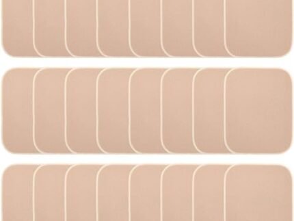 25 Pcs Women’s Square Soft Makeup Beauty Eye Face Foundation Blender Facial Smooth Powder Puff Cosmetics Blush Applicators Sponges Use for Dry and Wet